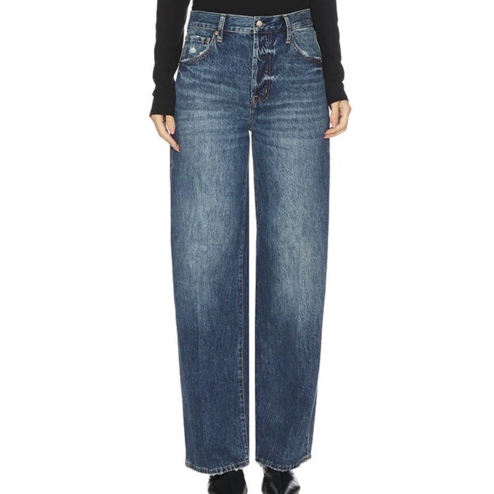 Pistola Relaxed Roller Jeans Grand Wash Distressed Size 31 EUC Designer